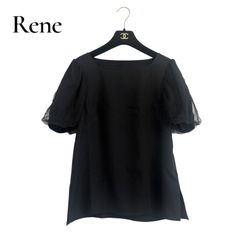 Rene ニットトップス ニットブラウス パフスリーブ - メルカリ