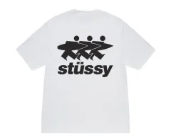 STUSSY サーフウォーク 半袖 Tシャツ 白