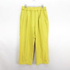 청바지 팩토리 클로즈 JEANS FACTORY CLOTHES 와이드 팬츠 바텀스 크롭드 이지 스트레치 F 옐로우 *EKM