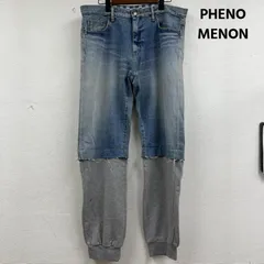 フェノメノン スウェット 切替デニム パンツ バックポケット プリント メンズ 36 ISItems【USED】【古着】【中古】50160565のサムネイル