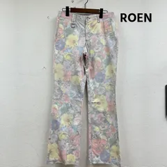 ロエン 花柄 総柄 ストレートパンツ パステル カラー フラワーパターン メンズ 30インチ ISItems【USED】【古着】【中古】50160580のサムネイル