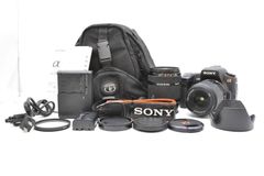 □【美品】 ソニー SONY α350 DSLR-A350 ダブルズームレンズキット 
