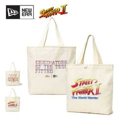 뉴에라 스트리트 파이터 II 콜라보레이션 토트 백 NEW ERA CANVAS TOTE SF2 14122149 14122150 캠버 스토트 22L STREET FIGHTER II 스트2 (240305)