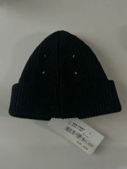 Maison Margiela リブニットビーニー ブラック Mサイズ - メルカリ