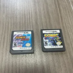 【229118】SEGA セガ  ソニックラッシュ＆ソニックカラーズ　ソフトのみ2本セット　北米版　現状品のサムネイル