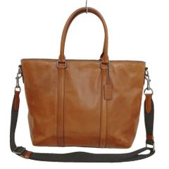 COACH ブリーカー オールレザー トートバッグ 2WAY 大容量 ブラウン