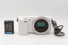 ショット数4850回 SONY NEX-5R ボディ ホワイト 充電ケーブル付き