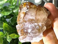 レア ブラックゴールドサンストーン 貔貅 アベンチュレッセンス シラー