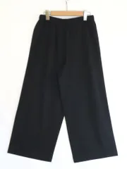 【227324】S Max Mara エスマックスマーラ  リラックス　ワイドパンツ　レーヨン/ストレッチ S（160） ※タグ付  ・S 60168 ブラックのサムネイル