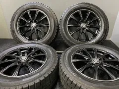 【DL WM02 215/60R16】スタッドレス【Lehrmeister ESTROSA 16インチ 6.5J5HPCD114.3+53】23年 バリ溝 ブラック ヴェゼル等 (VTL504)のサムネイル