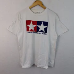 TAMIYA タミヤ Tシャツ 企業ロゴプリント ホワイト Large メンズ 古着 ストリート レトロのサムネイル