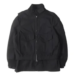 【美品】Sacai サカイ ジャケット 黒 ブラック サイズ:3 | 24AW テーラード ドッキング ボンバー ジャケット Rip Stop Jacket 24-03431M | 上着 アウター ブルゾン 【メンズ】【中古】のサムネイル