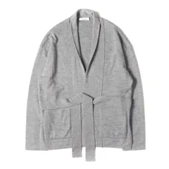 Cruciani クルチアーニ カーディガン グレー サイズ:48 | ショールカラー ベルテッド ウールニット カーディガン | トップス 羽織り | イタリア製【メンズ】【中古】のサムネイル
