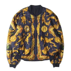 HERMES エルメス ジャケット ゴール ネイビー サイズ:54 | 希少 ビッグサイズ | 80s -90s リバーシブル シルク ボンバー ジャケット | アウター ブルゾン ジャンパー 上着 | フランス製【メンズ】【中古】のサムネイル