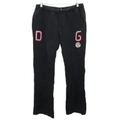 ドルチェ&ガッバーナ ドルガバ DOLCE&GABBANA スウェッパンツ フレア ロゴパッチ サッカー 黒 ブラック 48 ■IBO91のサムネイル