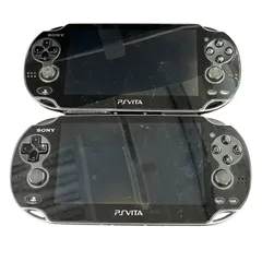 199990 動作未確認 SONY ソニー PS Vita PCH-1000  ブラック 2点まとめ売り