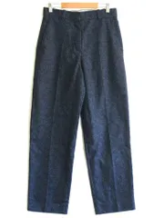 【230575】KENZO ケンゾー  テーラードパンツ　ハイウエスト 千鳥格子柄　コットン/ウール　*タグ付  ・36 FD62PA0529RD ネイビーのサムネイル