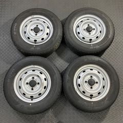 ② ミツビシ 旧 ミニキャブ純正 145R12 6PR PCD114.3/+38 - メルカリ