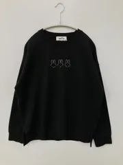 miffy ミッフィー スウェット L ブラック コットン スウェット 刺繍 長袖 レディースのサムネイル