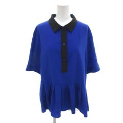 美品 PS Paul smith ハート柄 ペプラムブラウス ウエストギャザー 