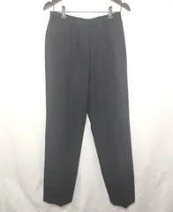 【230223】LAUREN RALPH LAUREN ローレンラルフローレン  ウールパンツ　スラックス　ウール100％　ストレート　ジッパーフライ　サイズ10　USA製 メンズ  ・ ネイビーのサムネイル