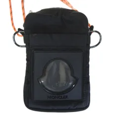 モンクレール MONCLER EXTREME PHONE CASE 携帯ケース サコッシュ ミニショルダーバッグ ロゴ 黒 ブラックのサムネイル