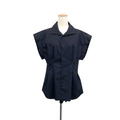 cccmalie ペプラム半袖ブラウス 限定色 ネイビー 紺 - メルカリ