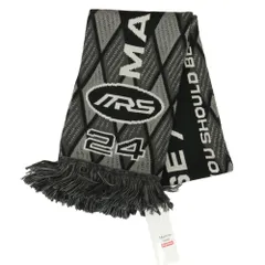 Supreme シュプリーム MARTIN ROSE マーティンローズ 24AW Scarf ロゴデザイン フリンジ マフラー スカーフ ブラック系 グレー系 140×20cm【極上美品】【中古】のサムネイル