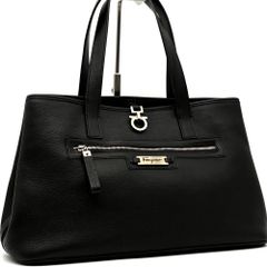 美品✨ Ferragamo フェラガモ ガンチーニ トートバック シボ革 A4可