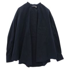 ENFOLDエンフォルドWashedタイプライター シルエットシャツ ホワイト白