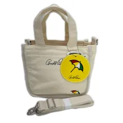 未使用品 アーノルドパーマー Arnold Palmer カートバッグ アイボリー ショルダー付 キャンバスミニトートのサムネイル