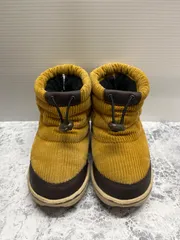 送料無料！！vans バンズ　キッズブーツ　コーデュロイスノーブーツ　インナーフリースブーツ　ハーフスノーブーツ　マスタード×ブラウン　size 18cm  #80603MO310のサムネイル