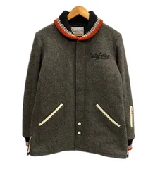 ワコマリア WACKO MARIA アワードジャケット ウールジャケット 背面刺繍 ジャケット グレー Sサイズ 101MT-6378のサムネイル