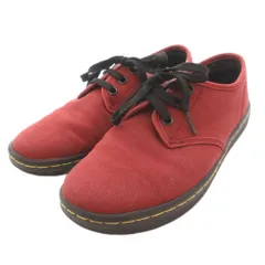 ドクターマーチン DR.MARTENS SOHO キャンバススニーカー ローカット UK 4 ワインレッド IBO95 /TQのサムネイル