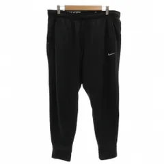 ナイキ NIKE イージーパンツ テーパード ジャージ アンクル丈 裏起毛 XXL 黒 ブラック 無地 /IBのサムネイル