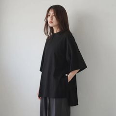 LOHEN ローヘン スクエアケープカットソー チャコール - メルカリ