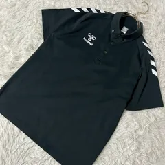 hummel ポロシャツ ブラック M スポーツ カジュアル アクティブのサムネイル