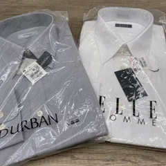 I-0264【完全未開封】◆ ワイシャツ D'uRBAN / ELLEHOMME 長袖 2点セット ◆のサムネイル