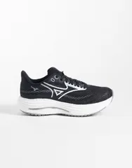 ミズノ レディース シューズ スニーカー Mizuno Wave Rider 29 sneakers and Black and white ホワイト