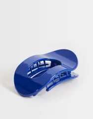 エイソス レディース アクセサリー ASOS DESIGN large oval hair clip BLUE ブルーのサムネイル