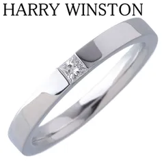 ハリーウィンストン マリッジ ダイヤ リング プリンセスカット 約15号 PT950 新品仕上げ済 HARRY WINSTON【26338】のサムネイル