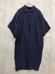 BALENCIAGA SILK バレンシアガ 210903 TQ238 シルク ワンピース size34/紺 ■◆◎レディースのサムネイル