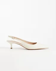 マンゴ レディース シューズ パンプス Mango slingbackitten pumps BEIGE ベージュのサムネイル