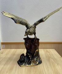 鷲 鷹 金属工芸品 置物 アンティーク - メルカリ