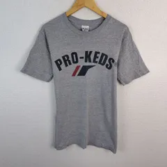 PRO-KEDS プロケッズ Tシャツ ロゴプリント グレー M メンズ 古着 アメカジ スポーツMIXのサムネイル