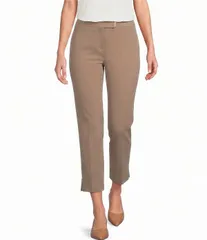 ヒューゴボス レディース ボトムス カジュアルパンツ BOSS By Hugo Boss Tapria Flat Front Cropant Pumiceのサムネイル