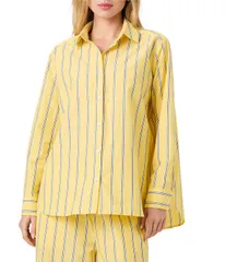 フレンチコネクション レディース トップス シャツ French Connection Rhodes Poplinico Stripe Point Collar Long Sleeve Buttonのサムネイル
