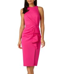 極美品✨◇Carolina Herrera◇40万豪華ヒューシャドレスワンピース 