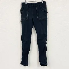 KATHARINE HAMNETT　キャサリン・ハムネット　ギミックパンツ　黒　ブラック　Sサイズ　古着のサムネイル