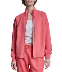 ダナキャラン レディース アウター コート リブニット モックネック ニット ジャケット DKNY Sport by Donna Karan Coordinating Highline Rib Kniのサムネイル